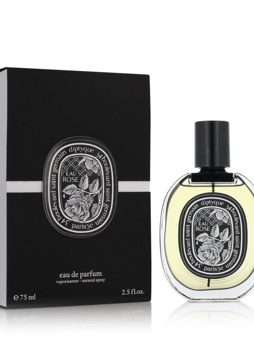 Diptyque Eau Rose Eau de Parfum EMPTY BOTTLE AND BOX ONLY